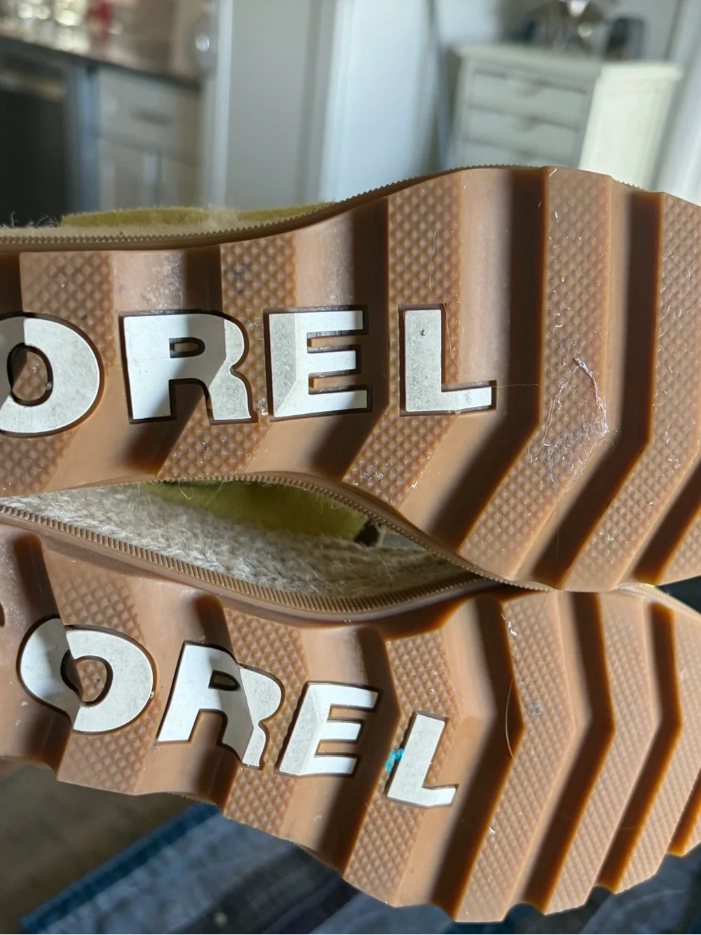 Sorel Yellow Leather And Rope Wedge Heel Sandals Open Toe Size 10